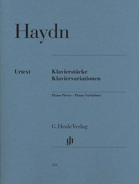 Henle Verlag Haydn J. - Piano Pieces - Piano Variations