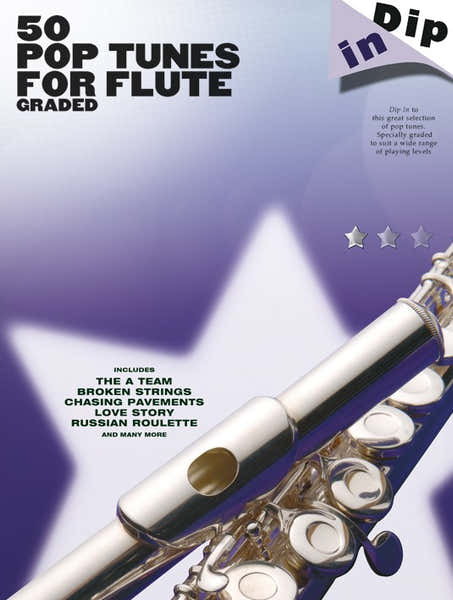 Wise Publications DIP IN - 50 GRADED POP FLUTE SOLOS - FLUTE