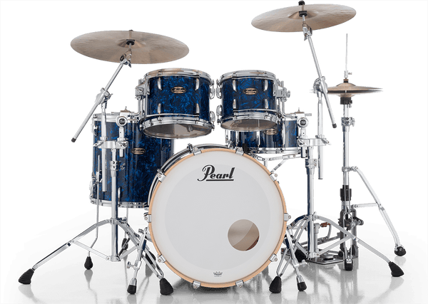Pearl Masters Maple Gum Stage 22 GYROLOCK-l Blue Abalone