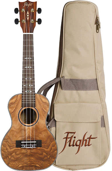 Flight DUC410 QA Quilted Ash Concert