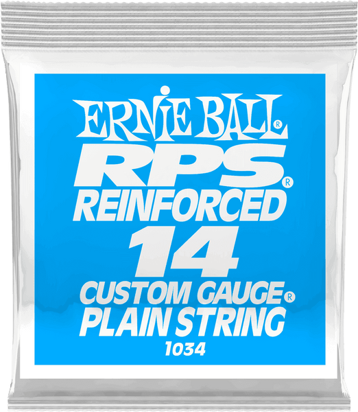 Ernie Ball .014 RPS REINFORCED PLAIN ELECTRIC GUITAR STRINGS