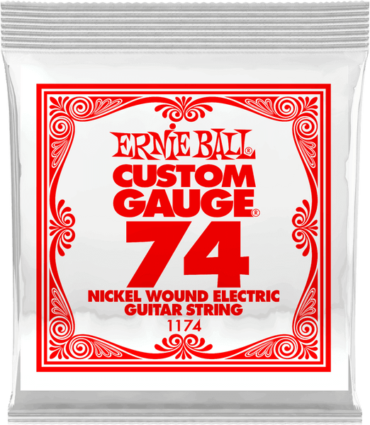 Ernie Ball .074 NICKEL WOUND ELECTRIC GUITAR STRINGS