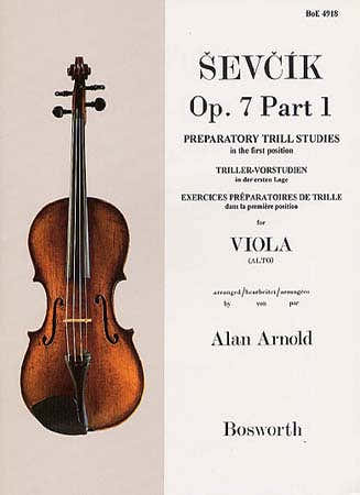 Bosworth Sevcik - Op.7 Part 1 - Exercices Preparatoires De Trilles - Alto