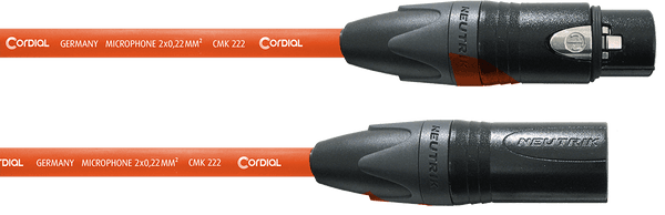 XLR MICROPHONE CABLE 5 M ORANGE