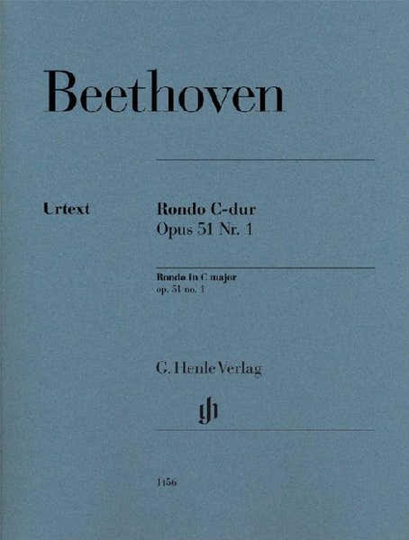 Henle Verlag Ludwig Van Beethoven - Rondo In C Major Op. 51 No. 1 - Piano