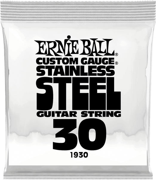 .030 STAINLESS STEEL WOUND ELECTRIC GUITAR STRINGS