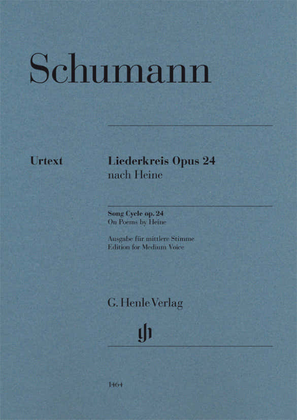 Schumann Robert - Liederkreis Op.24 - Voix Moyenne & Piano