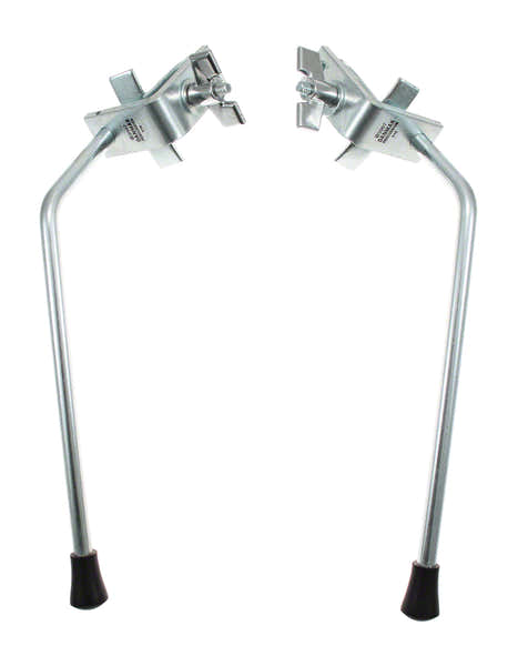 938 - "CLAMP ON RIM" BASS DRUM SPURS - VINTAGE STYLE