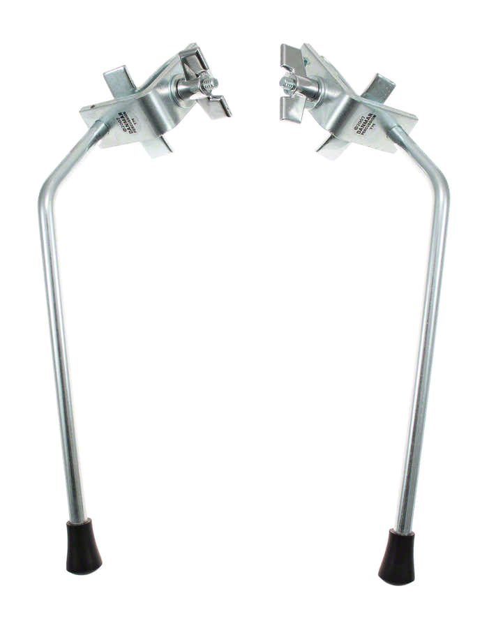 938 - "CLAMP ON RIM" BASS DRUM SPURS - VINTAGE STYLE