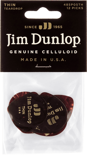 Dunlop 12 x Shell Teardrop Thin