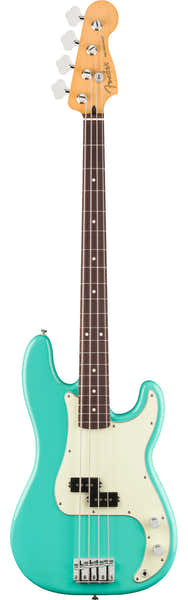 Fender Precision Bass 75 Anni Player II, RW Seafoam Green