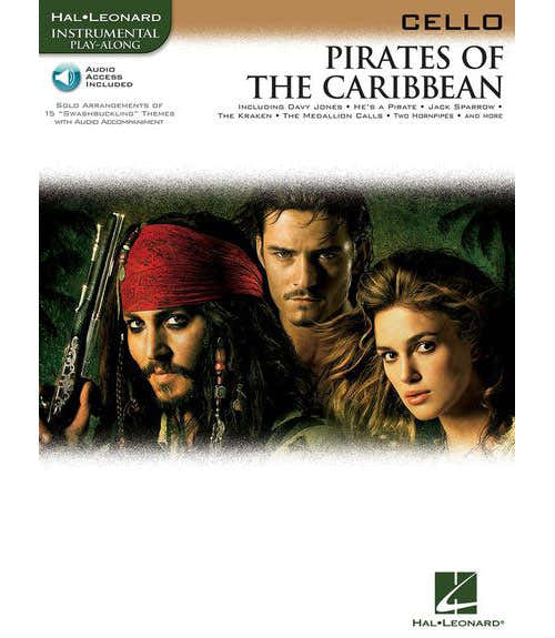 Hal Leonard KLAUS BADELT PIRATES OF THE CARIBBEAN + MP3 - CELLO
