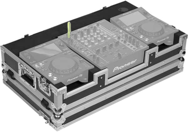 Flight Console 10/12'' XDJ700 and DJM750 W Silver