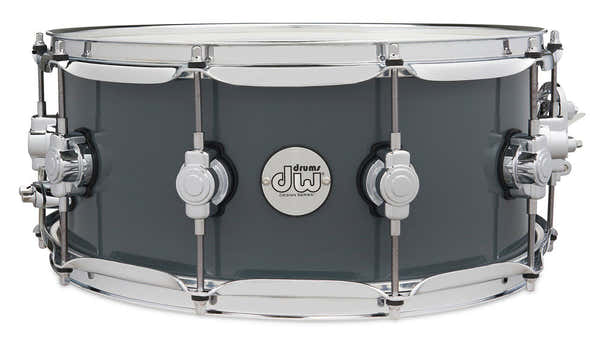 SNARE DRUM DESIGN SERIES STEEL GRAY DDLM614SSSG