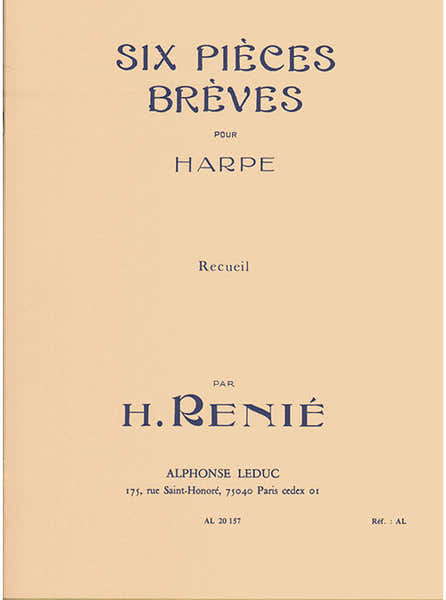 Leduc Six Pièces brèves pour harpe