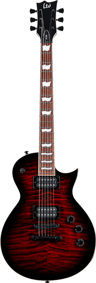 Ec-256Qm See-Through Black Cherry Sunburst
