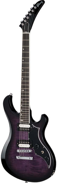 Gibson USA Victory Figured Top Dark Purple Burst Modern
