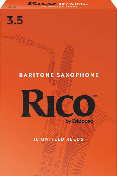 ORANGE BARITONE SAXOPHONE REEDS 3.5