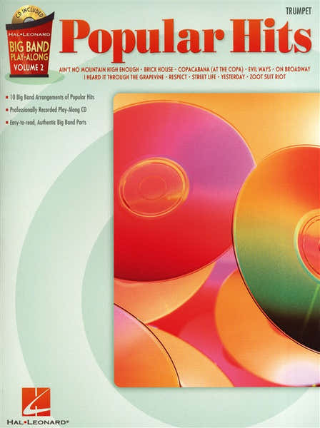 Hal Leonard BIG BAND PLAY ALONG VOLUME 2 - POPULAR HITS - TRUMPET