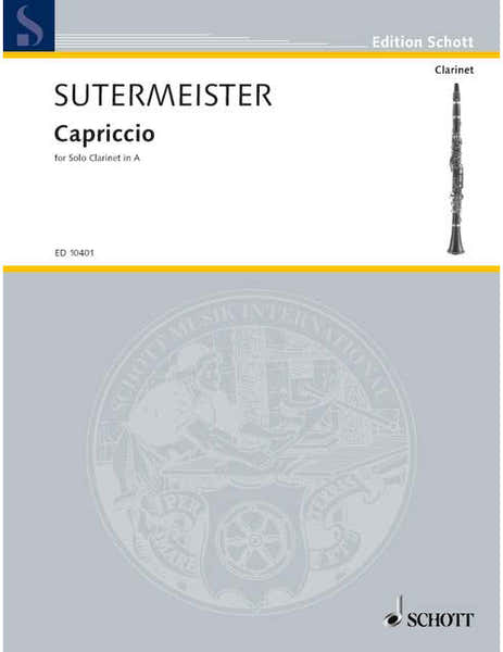 Schott Sutermeister - Capriccio - Clarinette (a)