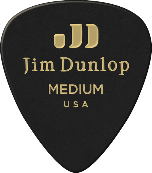 Dunlop 12 x Medium Genuine Celluloid Black