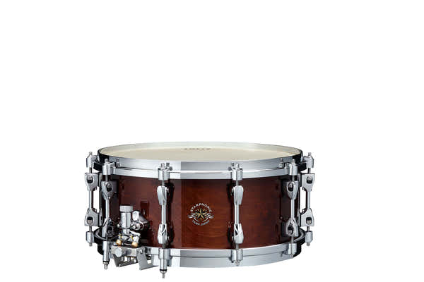 Tama STARPHONIC 6"X14" CONCERT SNARE DRUM W/MULTI SNARE FRAME GLOSS MOCHA BROWN