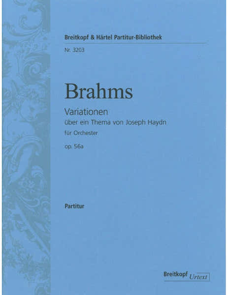 Edition Breitkopf Brahms - Variations On A Theme By Joseph Haydn In BB Major Op. 56a