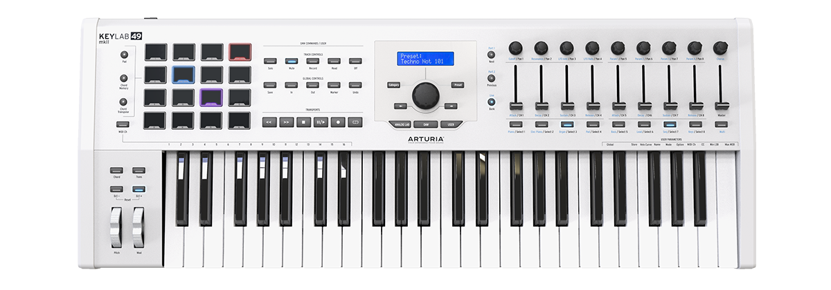 Keylab 49 MKII White