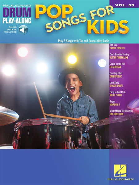 Hal Leonard Drum Play Along Vol.53 Pop Songs For Kids