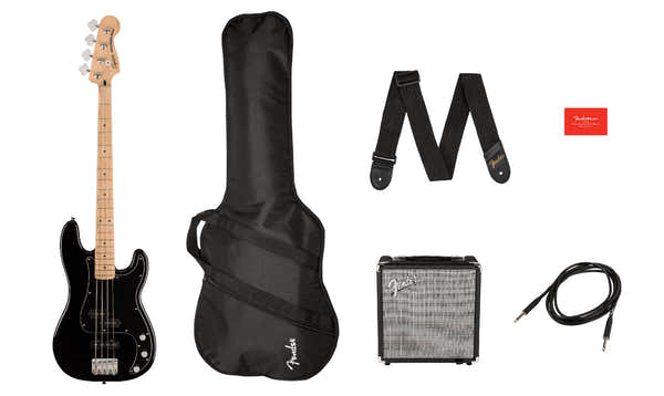 Squier Precision Bass Affinity MN PJ Pack Black
