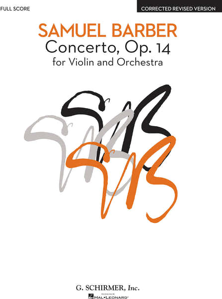 Schirmer Concerto Op. 14 - Corrected Revised Version