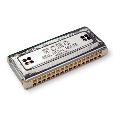 Hohner Echo Tremolo Double Straight C/C and G/G - 2x16 Holes