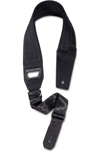 Gruvgear Fabrk - Fabric strap neoprene back vegan leather ends - Black