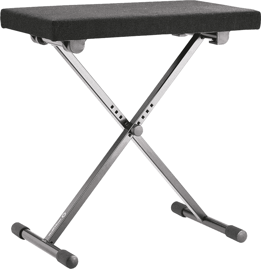 Keyboard bench 14066 Black