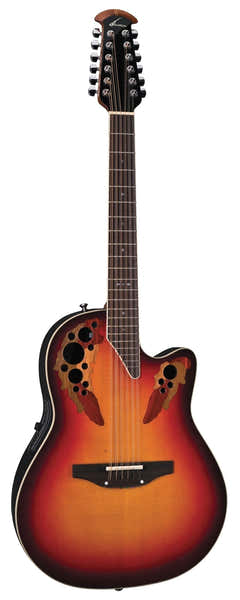 Standard Elite Deep Contour Cutaway 12-String New England Burst
