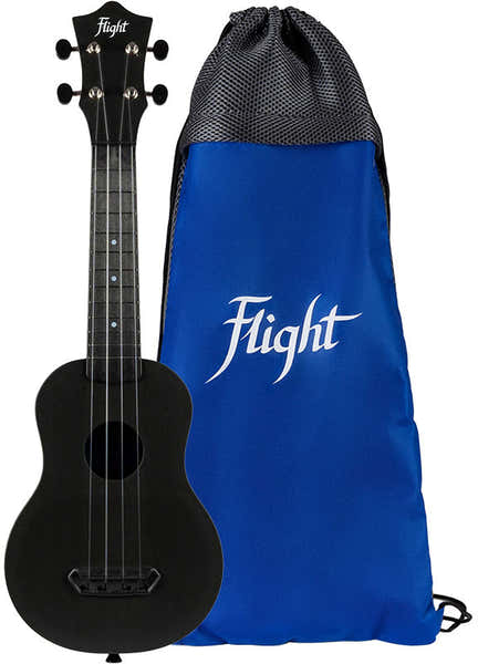 Flight Ultra Travel Soprano Ukulele - Ink -