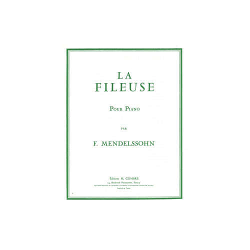 Combre Mendelssohn - La Fileuse - Piano