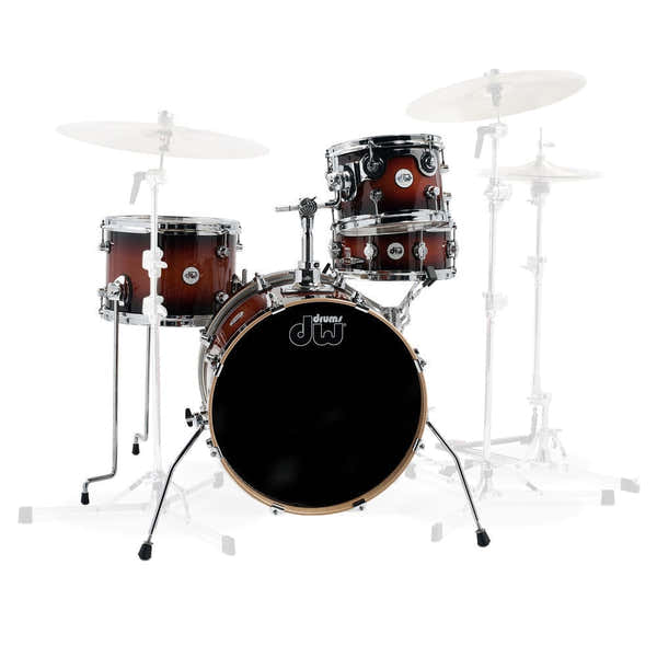 DW Drum Workshop Design Jazz 18" Tobacco Burst