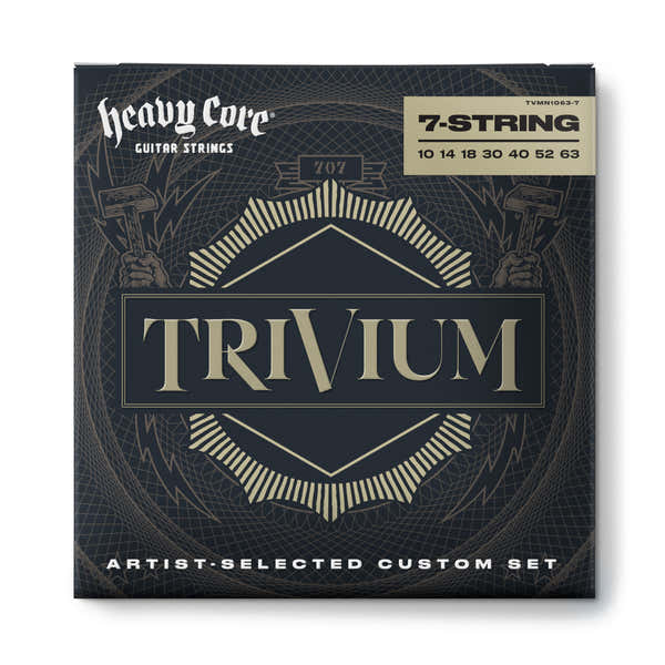 Dunlop TVMN1063-7 Trivium Heavy Core Nickel 7C 10-63