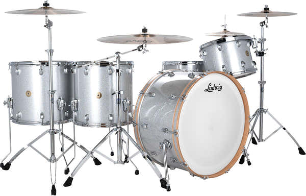 Ludwig Drums LCO5165SDIR - Continental Series 26"/ 5 Pcs - Silver Sparkle