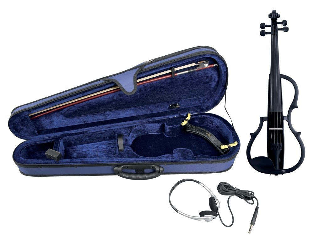 4/4 GEWA ELECTRIC VIOLIN SET - BLACK