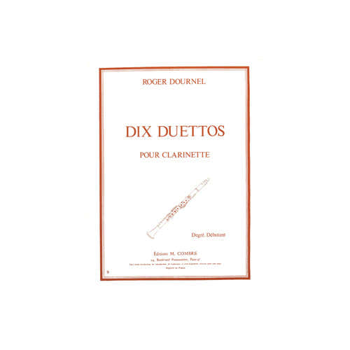 Combre Dournel - Duettos (10) - 2 Clarinettes