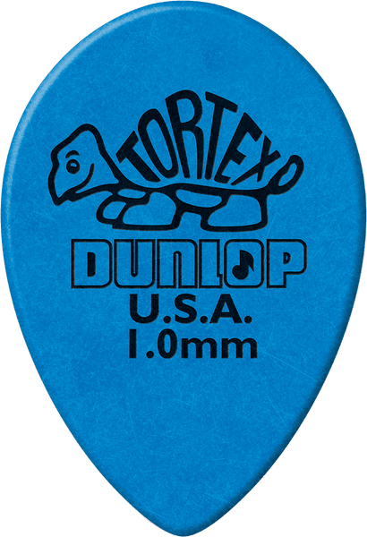 Dunlop 36 x 1,00mm Tortex Small Teardrop Blue