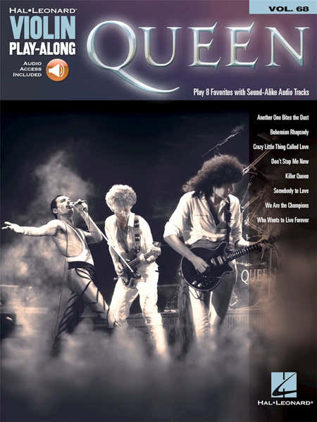 Hal Leonard Violin Play Along Volume 68 - Queen