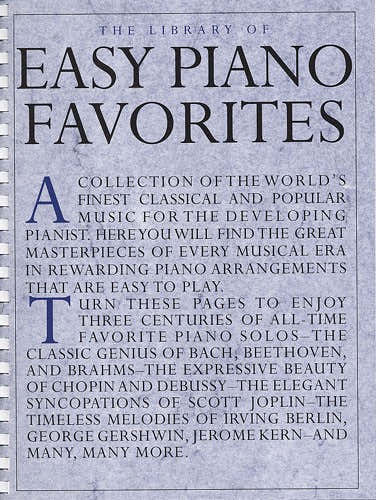 Library Of Easy Piano Favorites