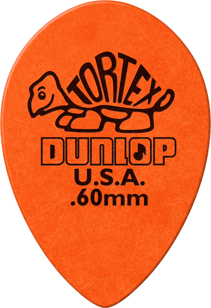 Dunlop 36 x 0,60mm Tortex Small Teardrop Orange