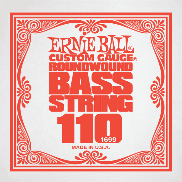Ernie Ball .110 NICKEL WOUND ELECTRIC BASS STRING SINGLE