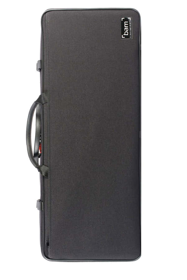 4/4 CLASSIC DOUBLE VIOLIN CASE - BLACK