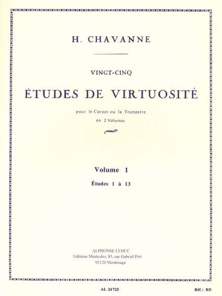 Leduc Vingt-Cinq etudes de Virtuosite - Volume 1