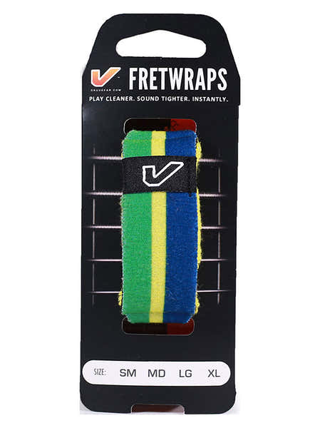 Gruvgear FretWraps World Flags Green-Yellow-Blue - Medium
